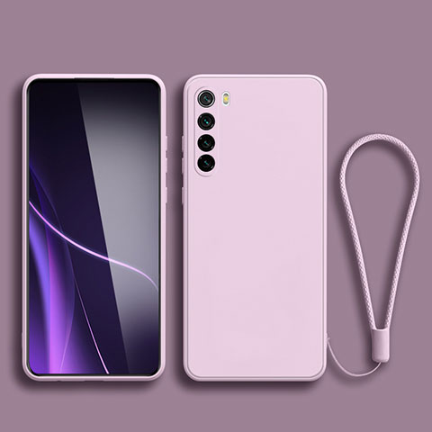 Custodia Silicone Ultra Sottile Morbida 360 Gradi Cover YK3 per Xiaomi Redmi Note 8 (2021) Lavanda