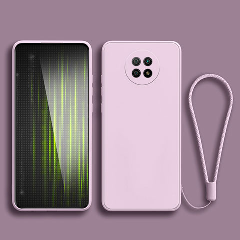 Custodia Silicone Ultra Sottile Morbida 360 Gradi Cover YK3 per Xiaomi Redmi Note 9 5G Lavanda