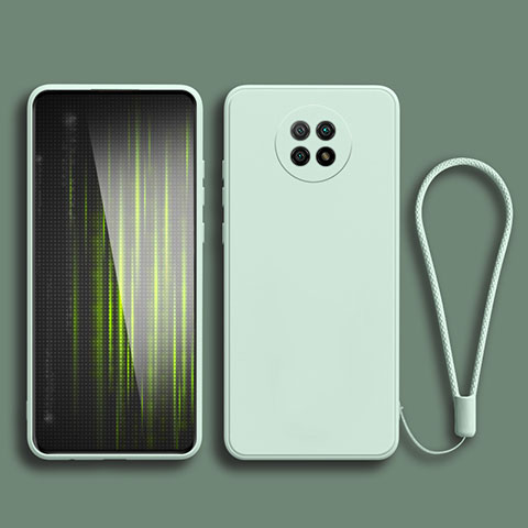Custodia Silicone Ultra Sottile Morbida 360 Gradi Cover YK3 per Xiaomi Redmi Note 9T 5G Verde Pastello