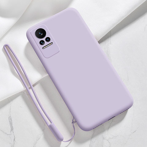 Custodia Silicone Ultra Sottile Morbida 360 Gradi Cover YK4 per Xiaomi Civi 1S 5G Lavanda