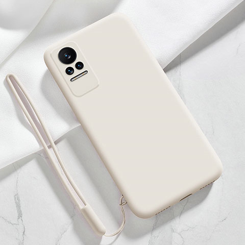 Custodia Silicone Ultra Sottile Morbida 360 Gradi Cover YK4 per Xiaomi Civi 5G Bianco