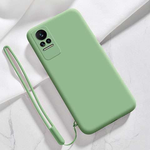 Custodia Silicone Ultra Sottile Morbida 360 Gradi Cover YK4 per Xiaomi Civi 5G Verde Pastello