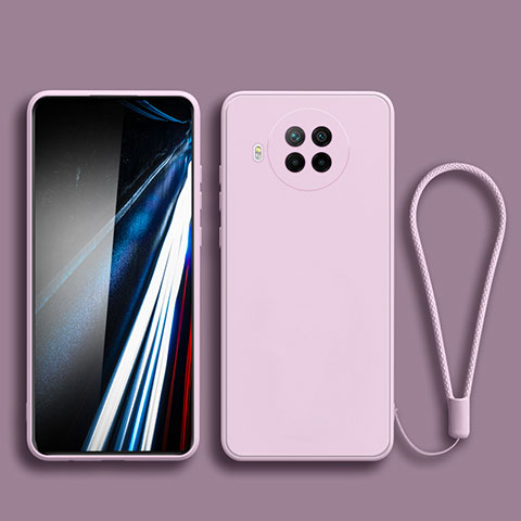 Custodia Silicone Ultra Sottile Morbida 360 Gradi Cover YK4 per Xiaomi Mi 10i 5G Lavanda