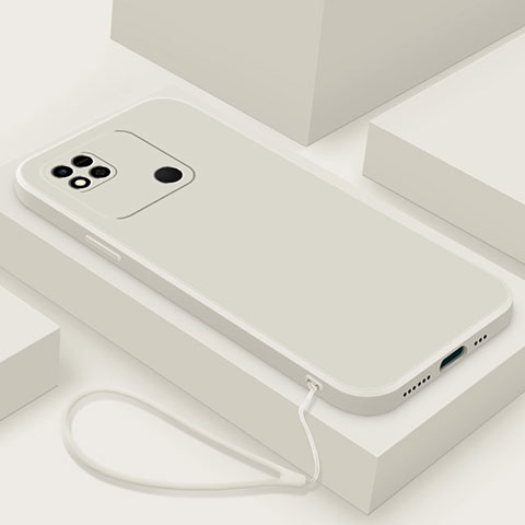 Custodia Silicone Ultra Sottile Morbida 360 Gradi Cover YK4 per Xiaomi POCO C3 Bianco