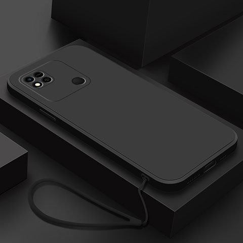 Custodia Silicone Ultra Sottile Morbida 360 Gradi Cover YK4 per Xiaomi POCO C3 Nero