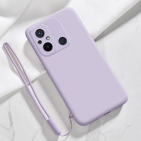 Custodia Silicone Ultra Sottile Morbida 360 Gradi Cover YK4 per Xiaomi Poco C55 Lavanda