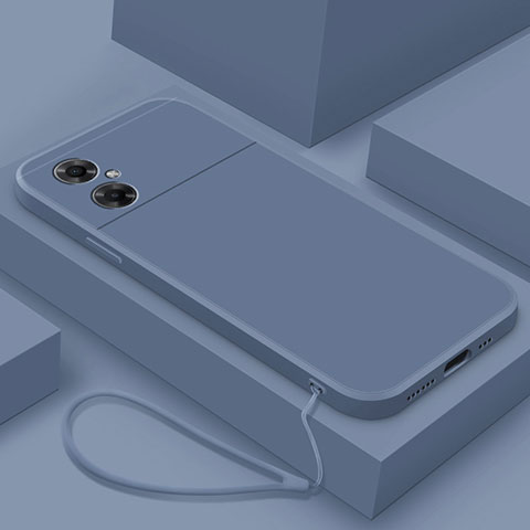 Custodia Silicone Ultra Sottile Morbida 360 Gradi Cover YK4 per Xiaomi Poco M4 5G Grigio Lavanda