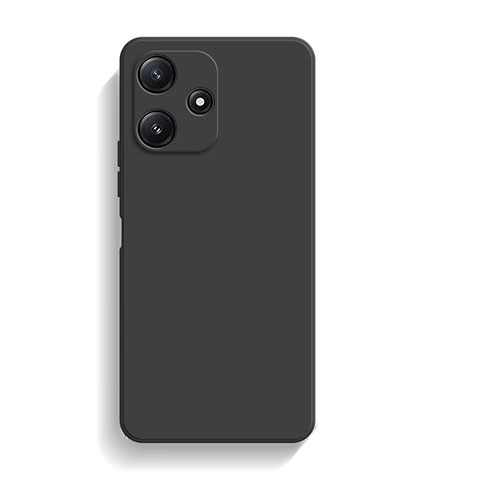 Custodia Silicone Ultra Sottile Morbida 360 Gradi Cover YK4 per Xiaomi Poco M6 Pro 5G Nero