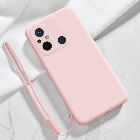 Custodia Silicone Ultra Sottile Morbida 360 Gradi Cover YK4 per Xiaomi Redmi 11A 4G Rosa