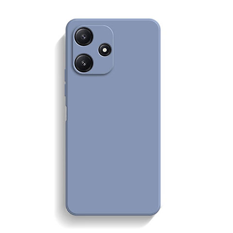 Custodia Silicone Ultra Sottile Morbida 360 Gradi Cover YK4 per Xiaomi Redmi 12 5G Grigio Lavanda