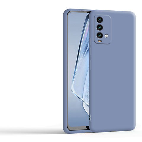 Custodia Silicone Ultra Sottile Morbida 360 Gradi Cover YK4 per Xiaomi Redmi 9T 4G Grigio Lavanda