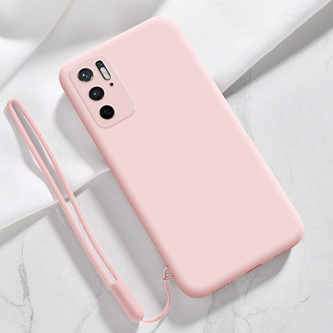 Custodia Silicone Ultra Sottile Morbida 360 Gradi Cover YK4 per Xiaomi Redmi Note 10 5G Rosa