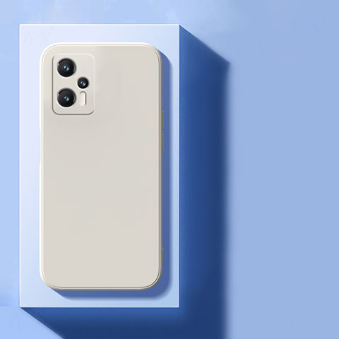 Custodia Silicone Ultra Sottile Morbida 360 Gradi Cover YK4 per Xiaomi Redmi Note 11T Pro+ Plus 5G Bianco