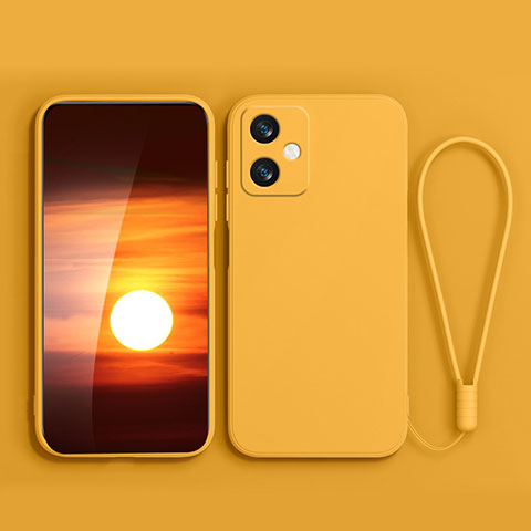 Custodia Silicone Ultra Sottile Morbida 360 Gradi Cover YK4 per Xiaomi Redmi Note 12R Pro 5G Giallo