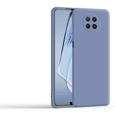 Custodia Silicone Ultra Sottile Morbida 360 Gradi Cover YK4 per Xiaomi Redmi Note 9T 5G Grigio Lavanda