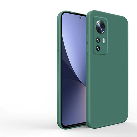 Custodia Silicone Ultra Sottile Morbida 360 Gradi Cover YK5 per Xiaomi Mi 12T Pro 5G Verde