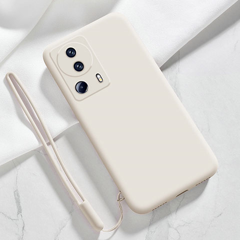 Custodia Silicone Ultra Sottile Morbida 360 Gradi Cover YK5 per Xiaomi Mi 13 Lite 5G Bianco