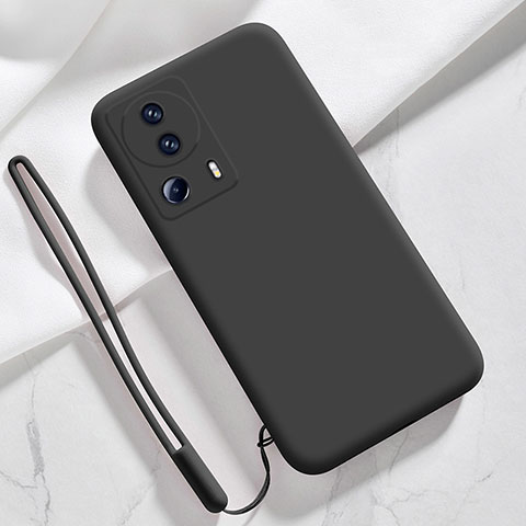 Custodia Silicone Ultra Sottile Morbida 360 Gradi Cover YK5 per Xiaomi Mi 13 Lite 5G Nero