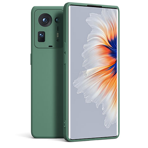 Custodia Silicone Ultra Sottile Morbida 360 Gradi Cover YK5 per Xiaomi Mi Mix 4 5G Verde