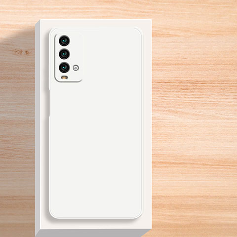 Custodia Silicone Ultra Sottile Morbida 360 Gradi Cover YK5 per Xiaomi Redmi 9 Power Bianco