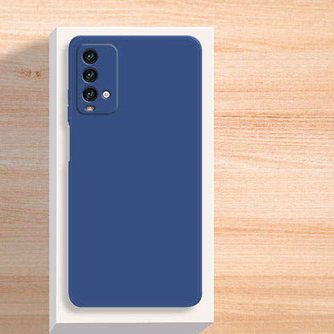 Custodia Silicone Ultra Sottile Morbida 360 Gradi Cover YK5 per Xiaomi Redmi 9 Power Blu