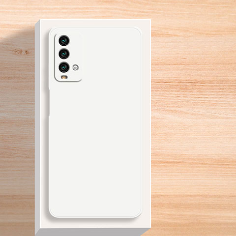 Custodia Silicone Ultra Sottile Morbida 360 Gradi Cover YK5 per Xiaomi Redmi 9T 4G Bianco