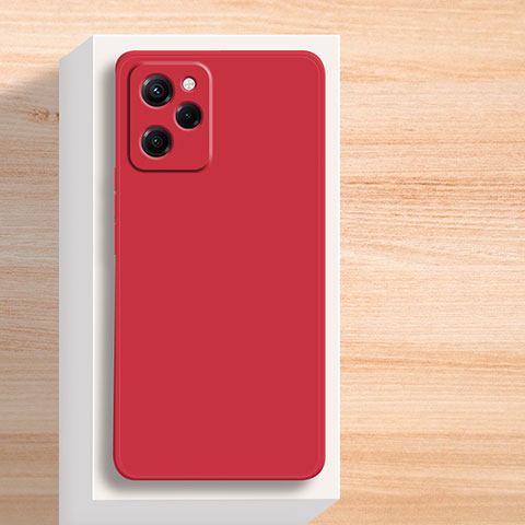 Custodia Silicone Ultra Sottile Morbida 360 Gradi Cover YK5 per Xiaomi Redmi Note 12 Pro Speed 5G Rosso