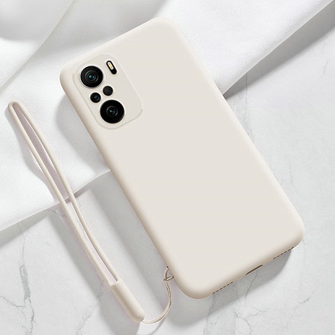 Custodia Silicone Ultra Sottile Morbida 360 Gradi Cover YK6 per Xiaomi Mi 11i 5G Bianco