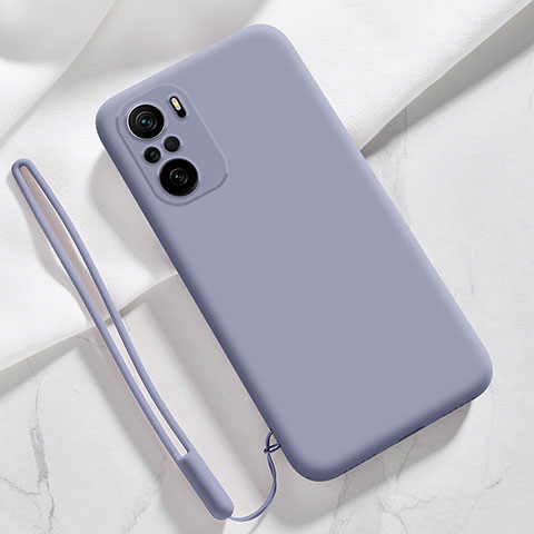 Custodia Silicone Ultra Sottile Morbida 360 Gradi Cover YK6 per Xiaomi Mi 11i 5G Grigio Lavanda