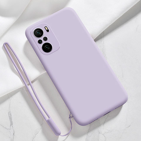 Custodia Silicone Ultra Sottile Morbida 360 Gradi Cover YK6 per Xiaomi Mi 11i 5G Lavanda