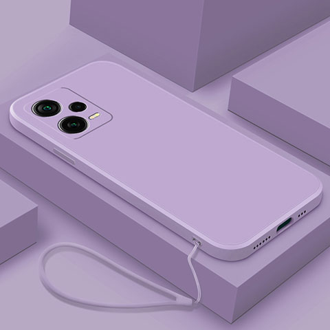 Custodia Silicone Ultra Sottile Morbida 360 Gradi Cover YK6 per Xiaomi Poco X5 5G Lavanda