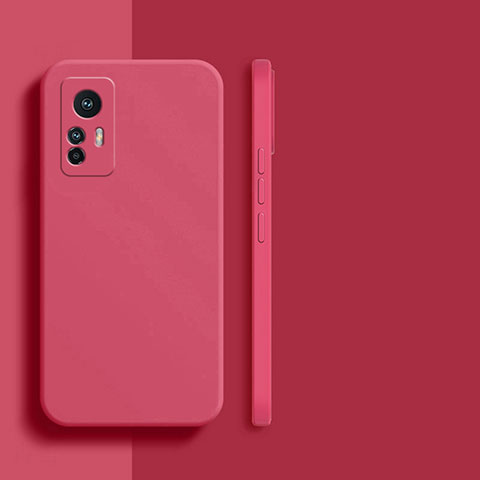 Custodia Silicone Ultra Sottile Morbida 360 Gradi Cover YK6 per Xiaomi Redmi K50 Ultra 5G Rosso