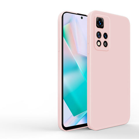 Custodia Silicone Ultra Sottile Morbida 360 Gradi Cover YK6 per Xiaomi Redmi Note 11 Pro+ Plus 5G Rosa