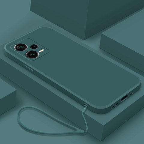 Custodia Silicone Ultra Sottile Morbida 360 Gradi Cover YK6 per Xiaomi Redmi Note 12 Pro+ Plus 5G Verde