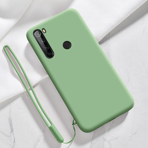 Custodia Silicone Ultra Sottile Morbida 360 Gradi Cover YK6 per Xiaomi Redmi Note 8 (2021) Verde