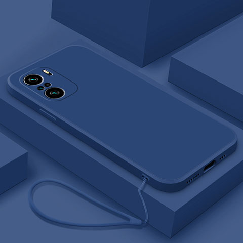 Custodia Silicone Ultra Sottile Morbida 360 Gradi Cover YK7 per Xiaomi Mi 11X Pro 5G Blu
