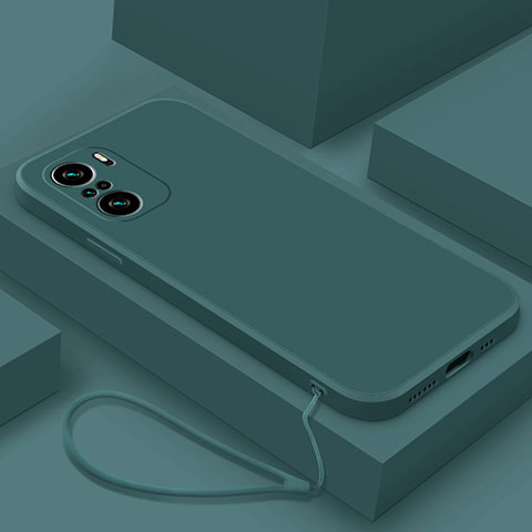 Custodia Silicone Ultra Sottile Morbida 360 Gradi Cover YK7 per Xiaomi Mi 11X Pro 5G Verde
