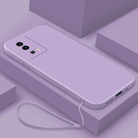 Custodia Silicone Ultra Sottile Morbida 360 Gradi Cover YK7 per Xiaomi Redmi K60 5G Viola