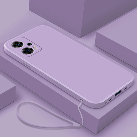 Custodia Silicone Ultra Sottile Morbida 360 Gradi Cover YK8 per Xiaomi Poco X4 GT 5G Lavanda