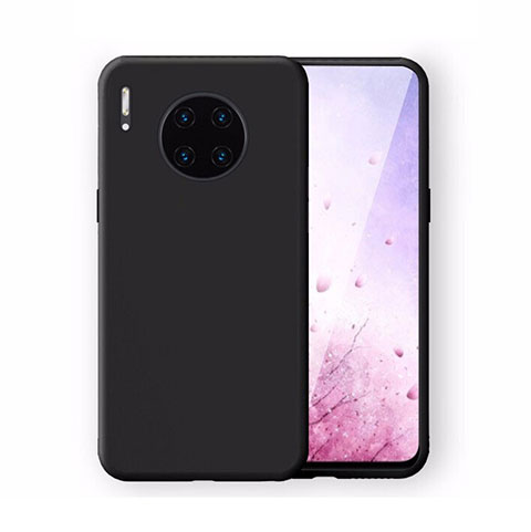 Custodia Silicone Ultra Sottile Morbida 360 Gradi Cover Z04 per Huawei Mate 30 Pro Nero