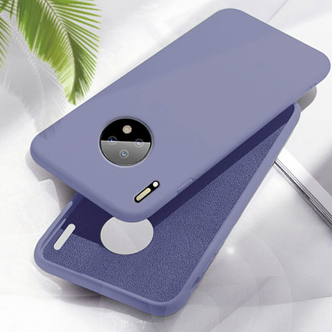 Custodia Silicone Ultra Sottile Morbida 360 Gradi Cover Z05 per Huawei Mate 30 5G Viola