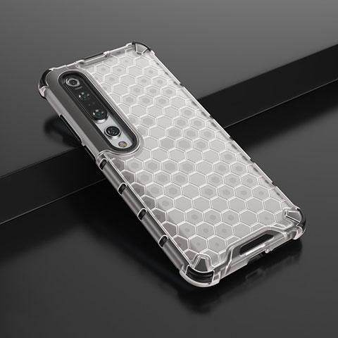 Custodia Silicone Ultra Sottile Morbida Cover C01 per Xiaomi Mi 10 Pro Bianco