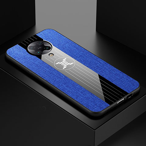 Custodia Silicone Ultra Sottile Morbida Cover C01 per Xiaomi Redmi K30 Pro 5G Blu