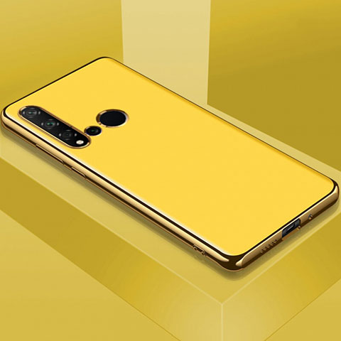 Custodia Silicone Ultra Sottile Morbida Cover C02 per Huawei P20 Lite (2019) Giallo