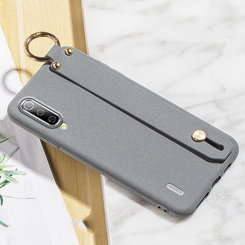 Custodia Silicone Ultra Sottile Morbida Cover C02 per Xiaomi Mi A3 Grigio