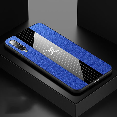 Custodia Silicone Ultra Sottile Morbida Cover C04 per Xiaomi Mi A3 Blu