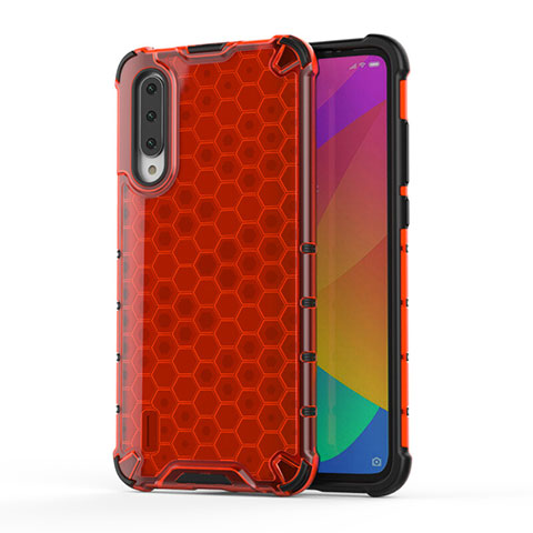 Custodia Silicone Ultra Sottile Morbida Cover C05 per Xiaomi Mi A3 Rosso