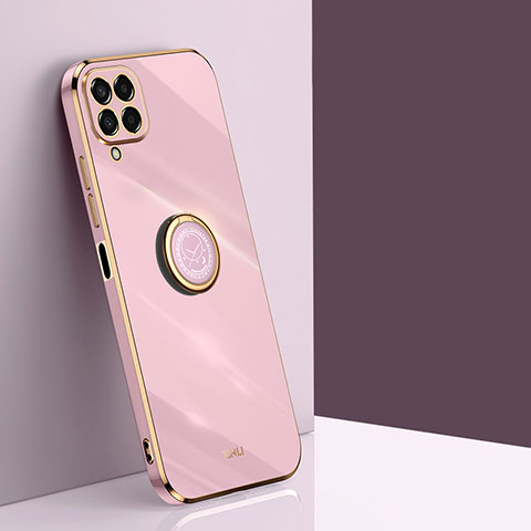 Custodia Silicone Ultra Sottile Morbida Cover con Magnetico Anello Supporto XL1 per Samsung Galaxy M33 5G Rosa