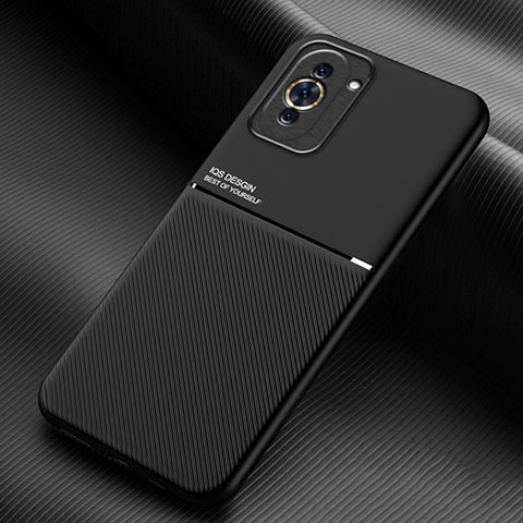 Custodia Silicone Ultra Sottile Morbida Cover con Magnetico per Huawei Nova 10 Pro Nero