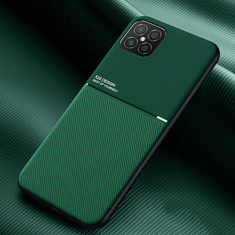 Custodia Silicone Ultra Sottile Morbida Cover con Magnetico per Huawei Nova 8 SE 4G Verde